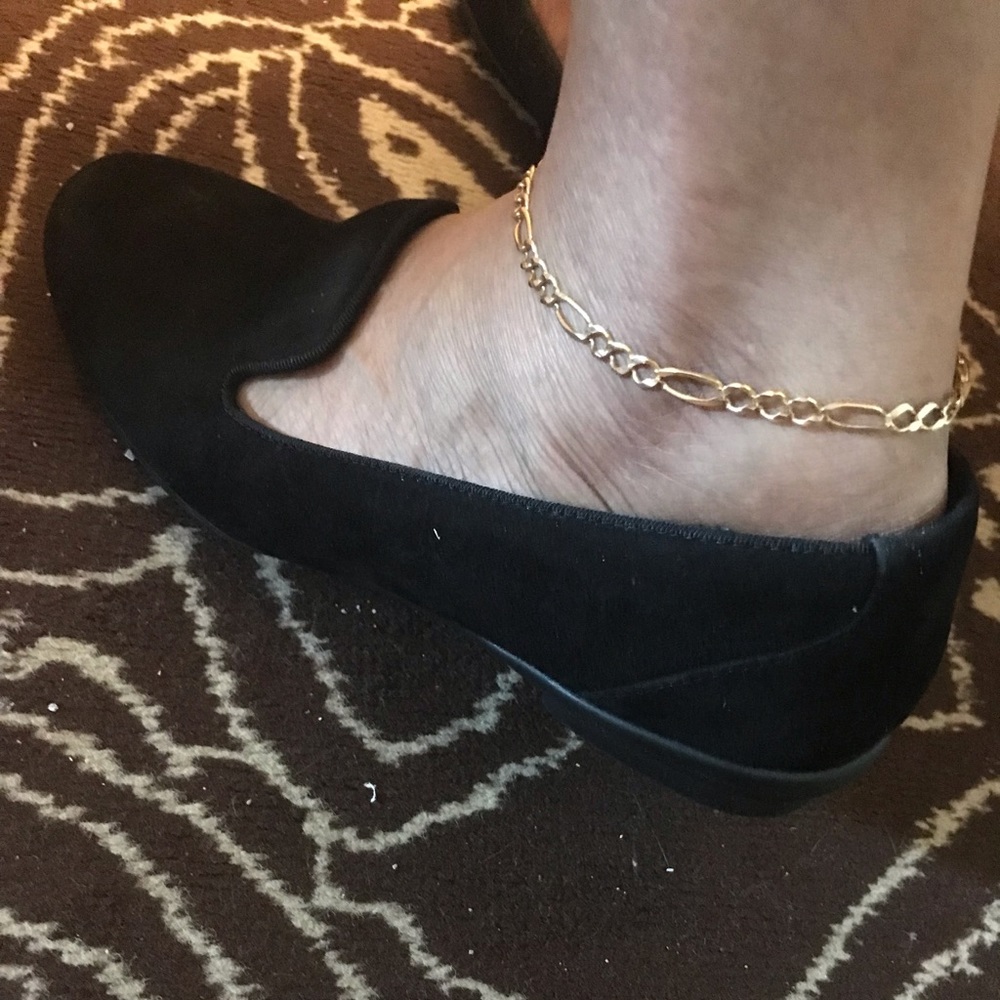 Black Suede Clark flats/loafers